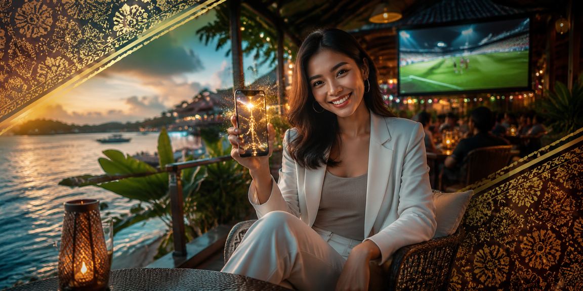 Wanita berbaju batik Malaysia mendaftar dan menuntut bonus selamat datang ec40